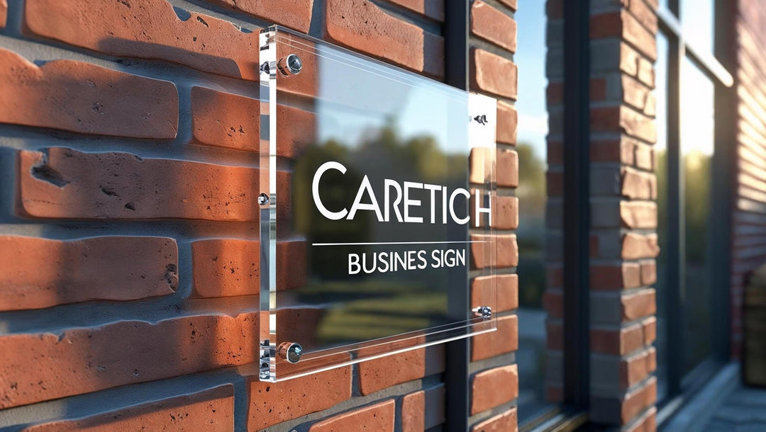 Custom Acrylic Business Sign: Personalized Office Decor, Made in USA