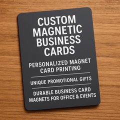 Custom Magnetic Business Cards: Durable UV Coated Magnet