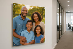 Custom Acrylic Wall Art: Full-Color Photo Print with Metal Standoffs