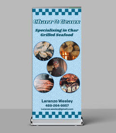 Premium Roll Up Banner – High-End Display Stand for Business & Events 33" x 81"