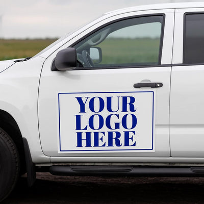 Custom Car Door Magnets (Set of 2): Personalized Business Vehicle Sign