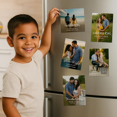 Personalized Wedding Photo Magnet: Save the Date Keepsake