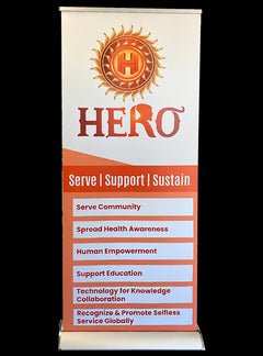Premium Roll Up Banner – High-End Display Stand for Business & Events 33" x 81"