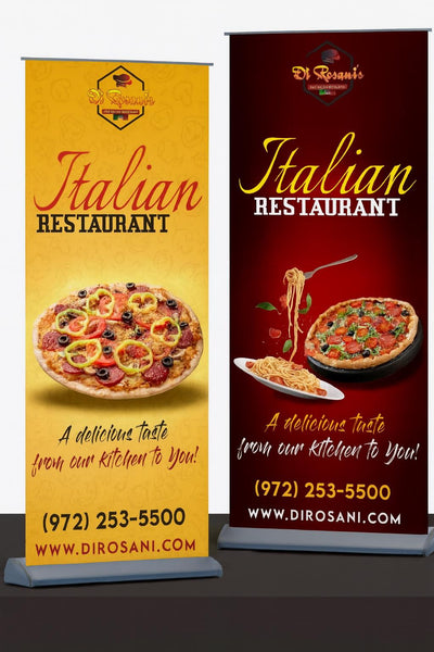 Premium Roll Up Banner – High-End Display Stand for Business & Events 33" x 81"