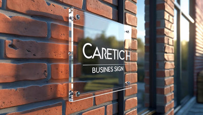 Custom Acrylic Business Sign: Personalized Office Decor, Made in USA