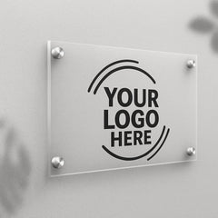 Custom Acrylic Business Sign: Personalized Office Decor, Made in USA