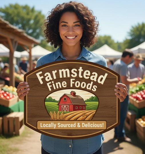 Business Logo Sign: Custom PVC Wall Decor (Indoor & Outdoor)