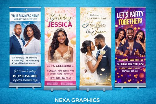 Custom Retractable Banner | Roll Up Sign Stand for Events, Pop Up Shops & Businesses