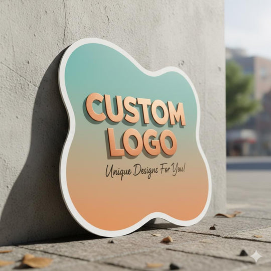 Custom PVC Logo Sign - Lightweight, Weather-Resistant Design